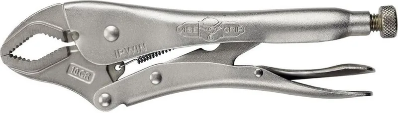 Griptang Gebogen Bek Original - 10CR 10”/ 250 mm - 10508017 by Irwin, Silver – product image