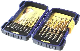 HSS Metaalboren 135° Titanium, 19PCS Set in metalen koffer: 1,0 - 10,0 mm de Irwin – image du produit 2 sur 2