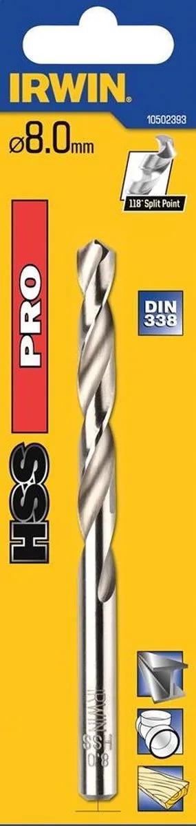HSS Pro Metaalboor - 10 mm van Irwin – productafbeelding