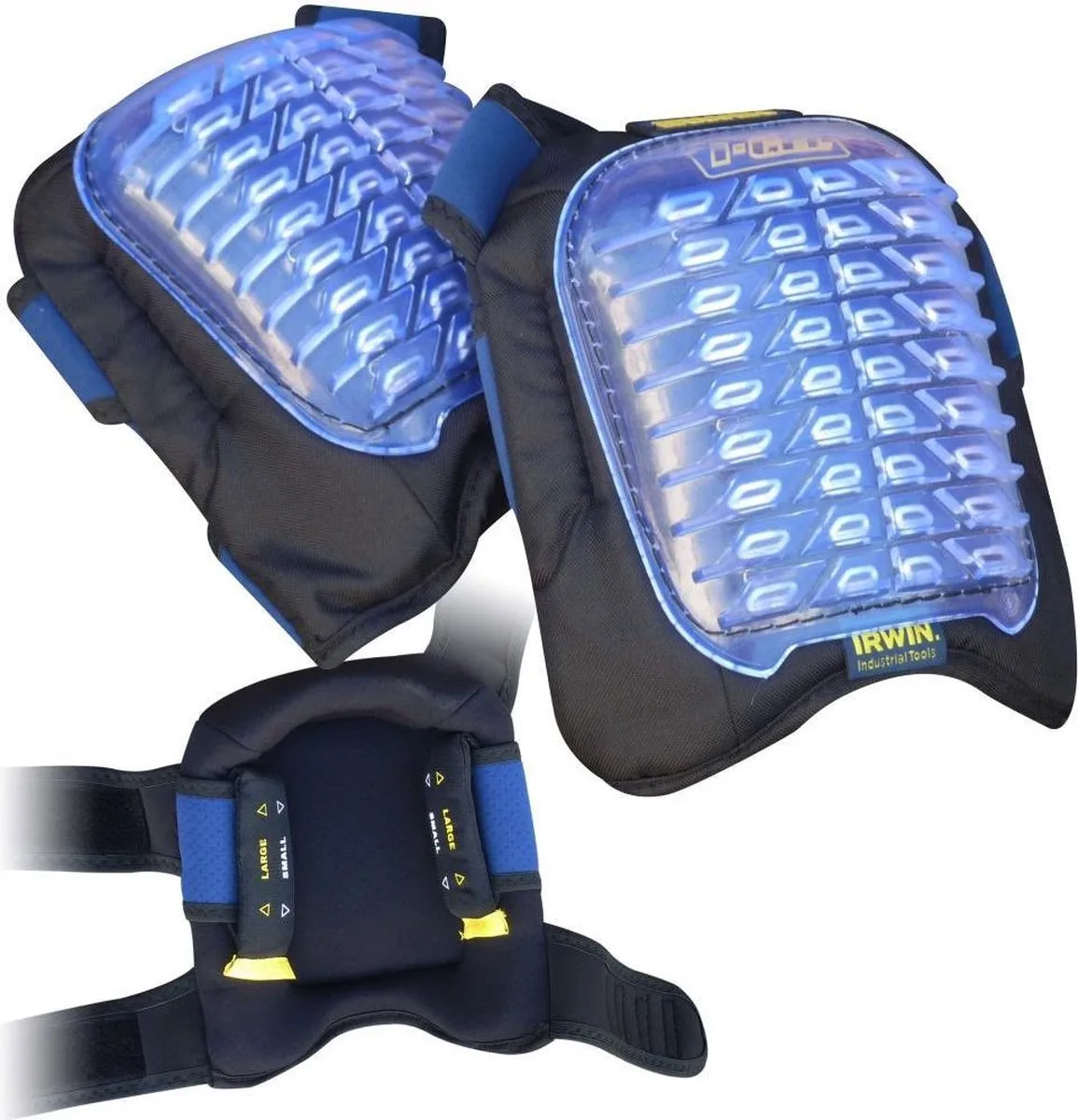 I-Gel™ Kniebeschermers - 10503830 de Irwin, Bleu, Noir – image du produit