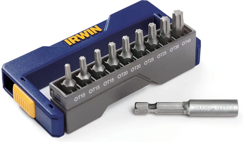 Irwin 10-delige Bitset (TX): IB Torx, set + schroefbithouder - IR 10PC IB - 1868197 van Irwin – productafbeelding