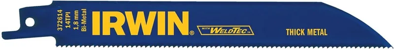 Irwin 418R Serie - Reciprozaagblad - Bi-Metaal - 100mm - 18 TPI von Irwin – Produktbild