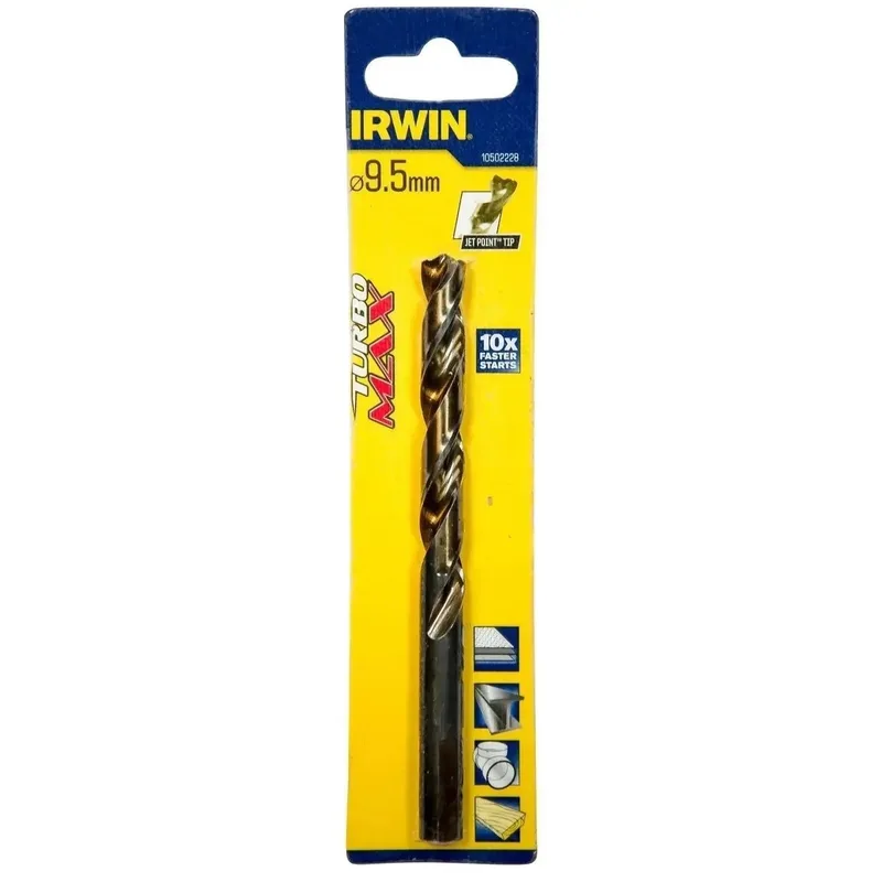 Irwin 9.5 X 125 HSS Metaalboor Turbomax - 10502228 von Irwin – Produktbild