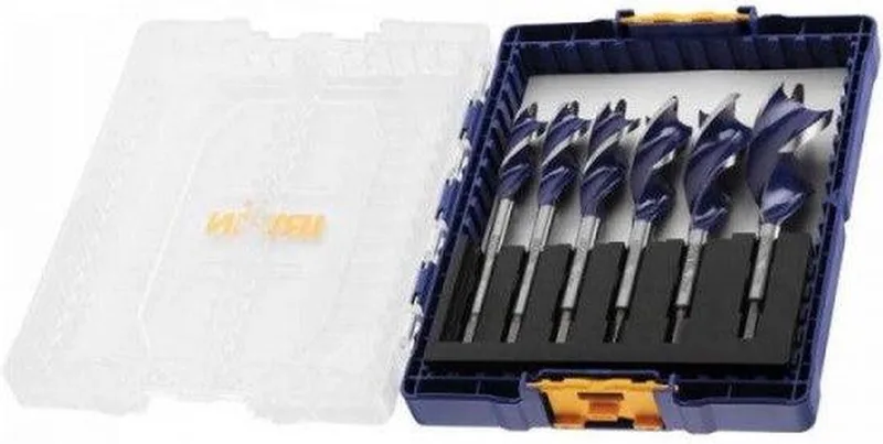 IW4042202 6-delige houtboren set in cassette - Blue Groove - 16/18/20/22/25/32 mm von Irwin – Produktbild
