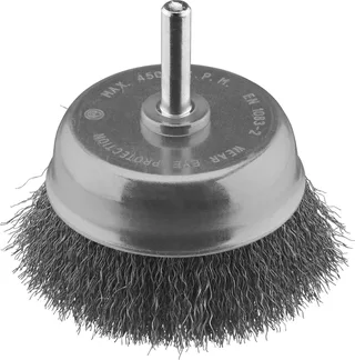 Komstaaldraadborstel (boormachine) voor metaal, beton - fijn, diameter 75mm. von Irwin – Produktbild 1 von 2