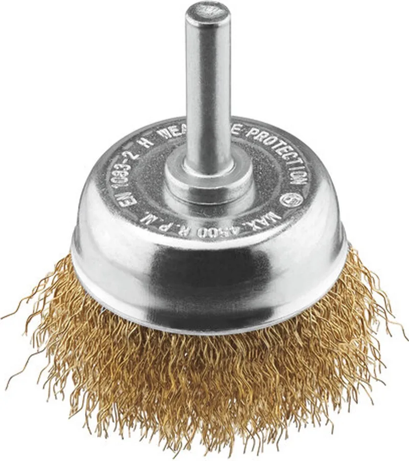Komstaaldraadborstel messing (boormachine) voor hout, diameter 50mm. by Irwin – product image