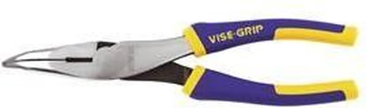 Punttang met gebogen bek 8/200 mm - 10505506 by Irwin, Yellow – product image