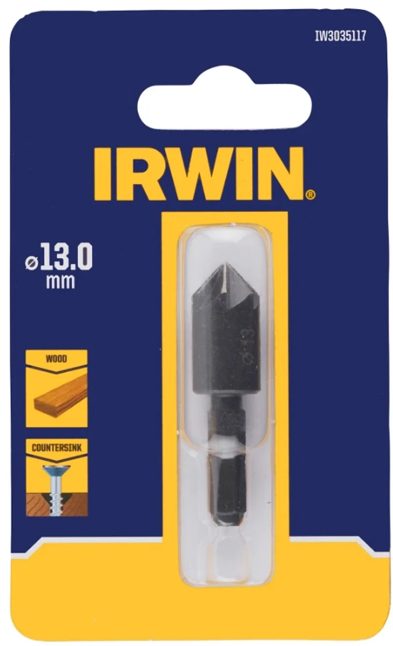 schroefbit met verzinkboor Ø13 mm (voor hout) by Irwin – product image