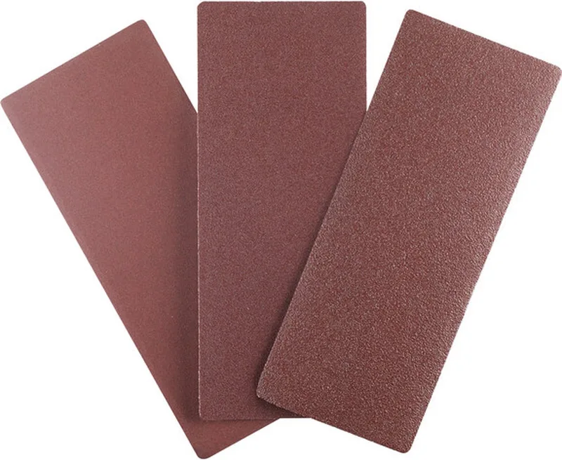 Schuurstroken 1/3 vlakschuur 50 STUKS (alle merken) met klem, geen perfo, 230x93mm, 15x K60, 15x K100 en 20x K150. von Irwin – Produktbild