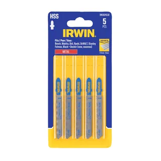 Set decoupeerzaagbladen 5PCS Metaal - 0.8-6mm by Irwin – product image 2 of 2