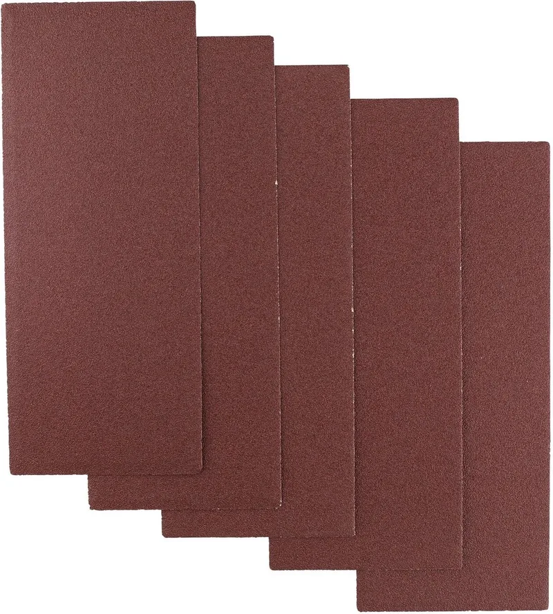 Set Schuurstroken 50PCS 1/2 115x280mm met klem, geen perfo, 15x K60, 20x K100 en 15x K150 von Irwin – Produktbild