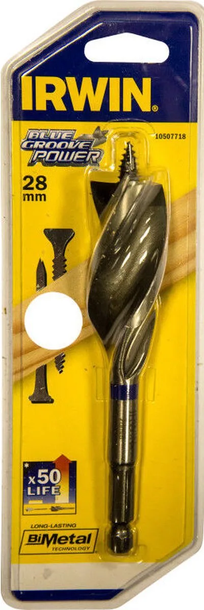 speedboor 28x152mm Blue Groove Power de Irwin – image du produit