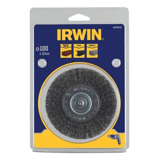 Staaldraadborstel (boormachine) voor steen, beton, staal, diameter 100mm, dikte 12mm. de Irwin – image du produit 2 sur 2