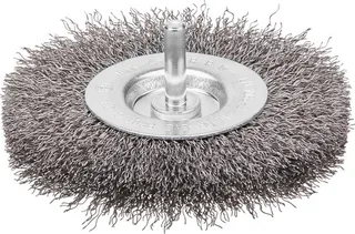 Staaldraadborstel (boormachine) voor steen, beton, staal, diameter 100mm, dikte 17mm. van Irwin – productafbeelding 1 van 2