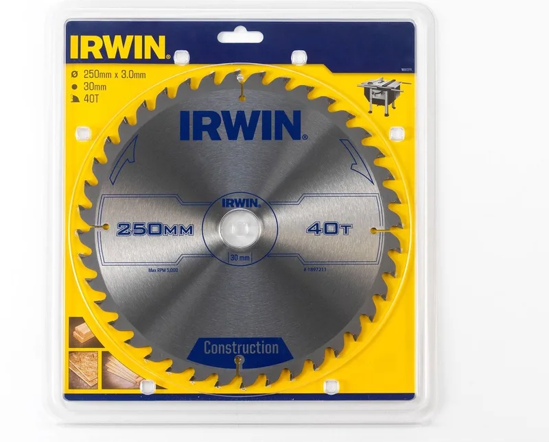 Widia Zaagblad - 250mm - 40 Tanden - Voor Hout by Irwin – product image