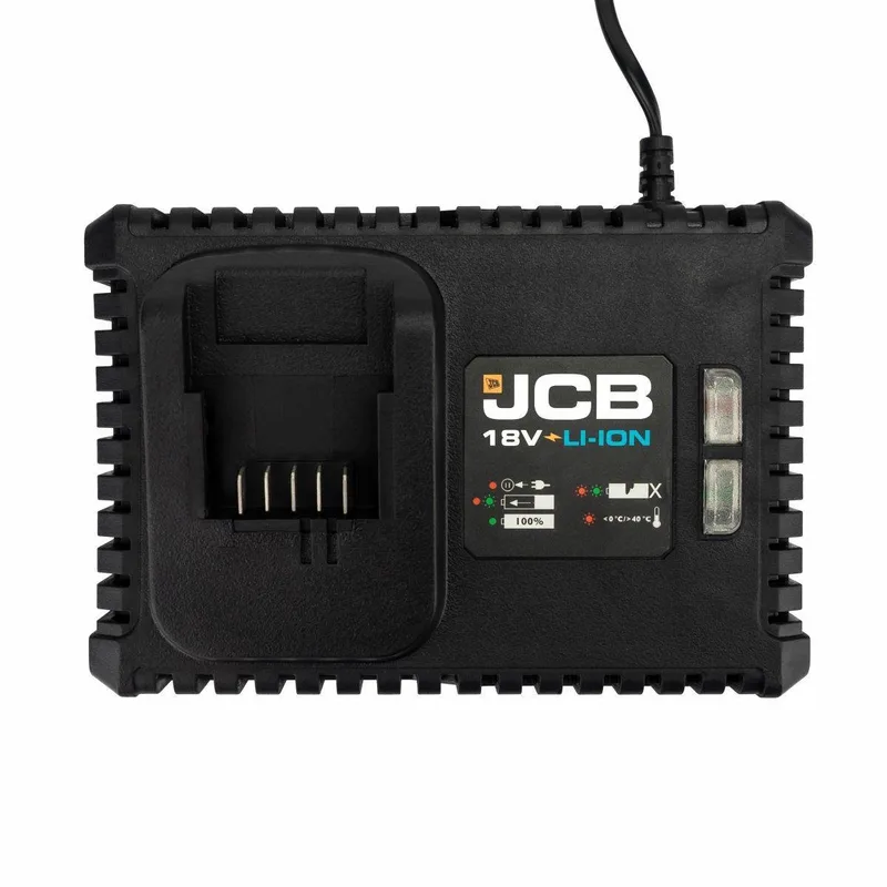 Acculader - 18V 4A - Super Snelle Oplading van JCB – productafbeelding