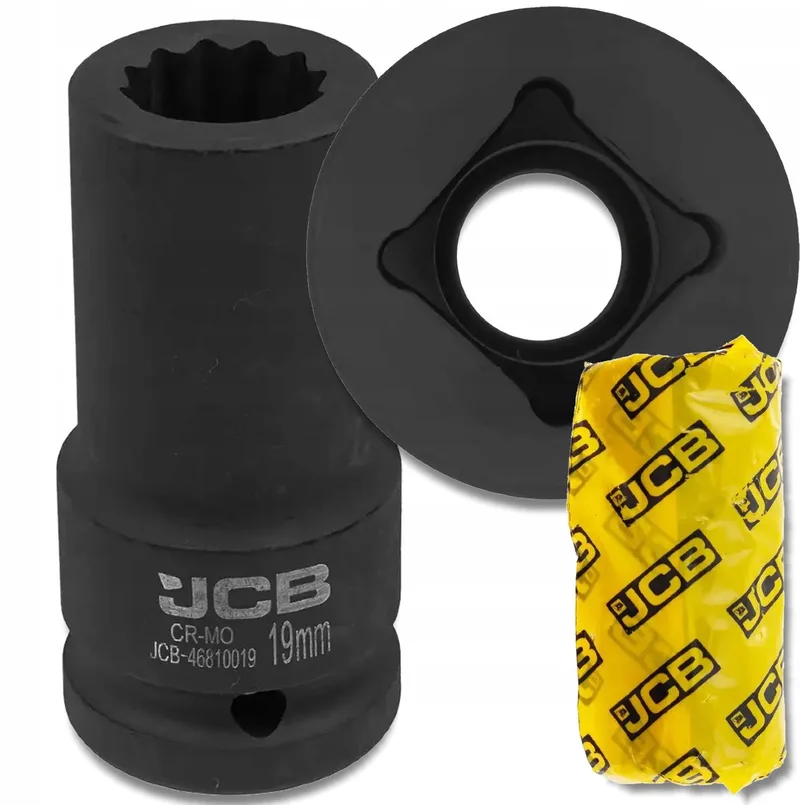 Cr-Mo Serie - Diepe Dopsleutel - 3/4" Aandrijving - 19mm - 12-kant van JCB – productafbeelding