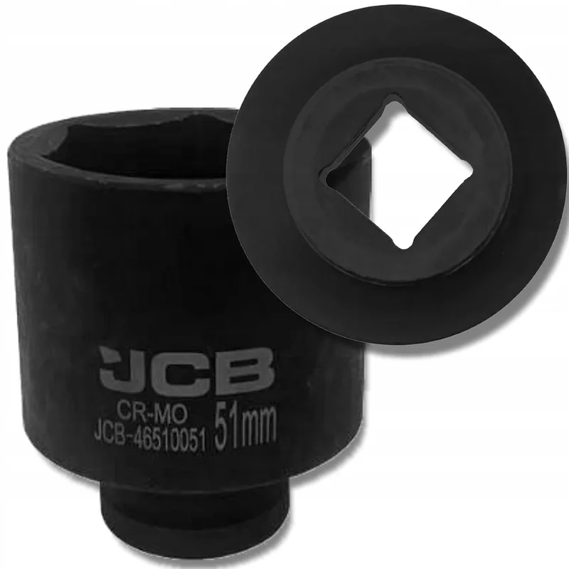 Cr-Mo Serie - Dopsleutelset - 3/4" - 51mm - Zeskant van JCB, Zwart – productafbeelding