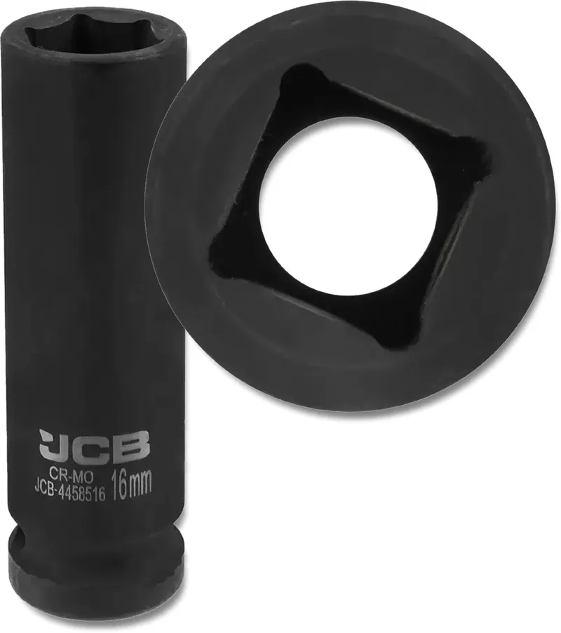 Diepe Dopsleutel - 16mm - 6-Kant - 1/2" Aandrijving by JCB – product image