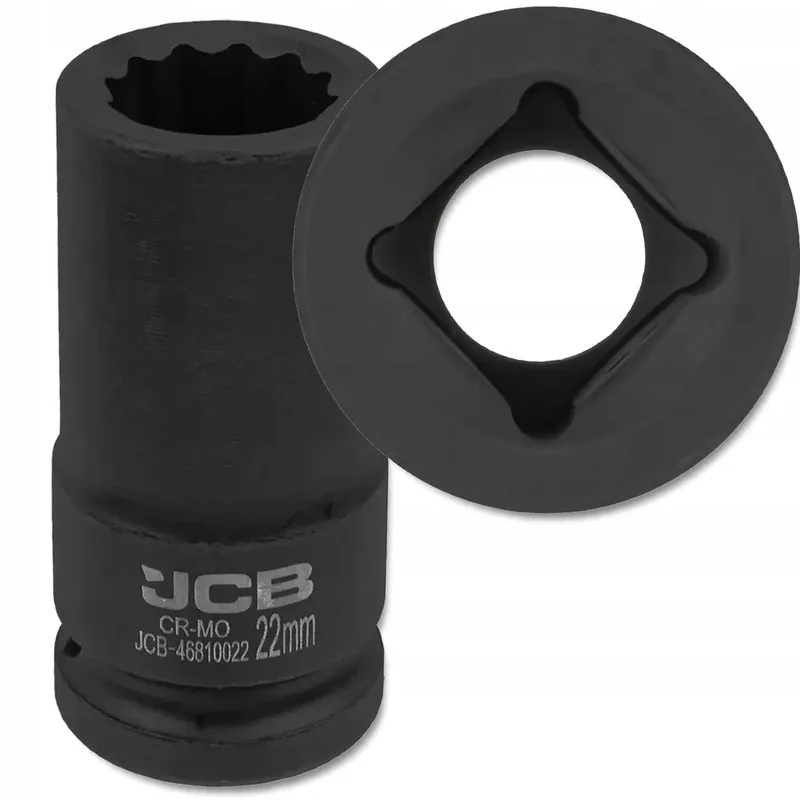 Diepe Dopsleutel - 3/4" Cr-Mo - 22mm - 12-kant van JCB – productafbeelding