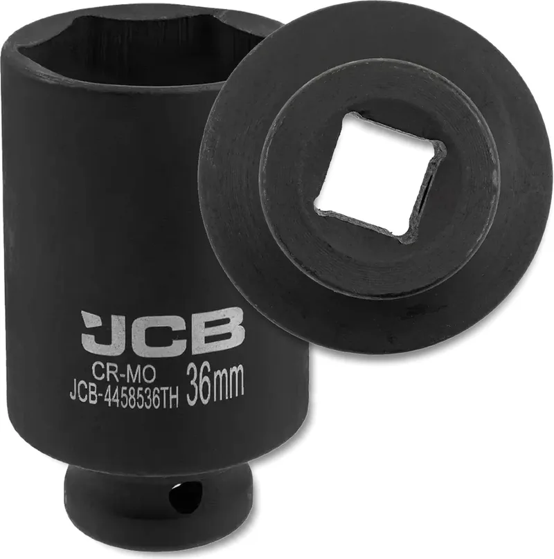 Diepe Dopsleutel - 36mm - 6-kant - Cr-Mo van JCB – productafbeelding
