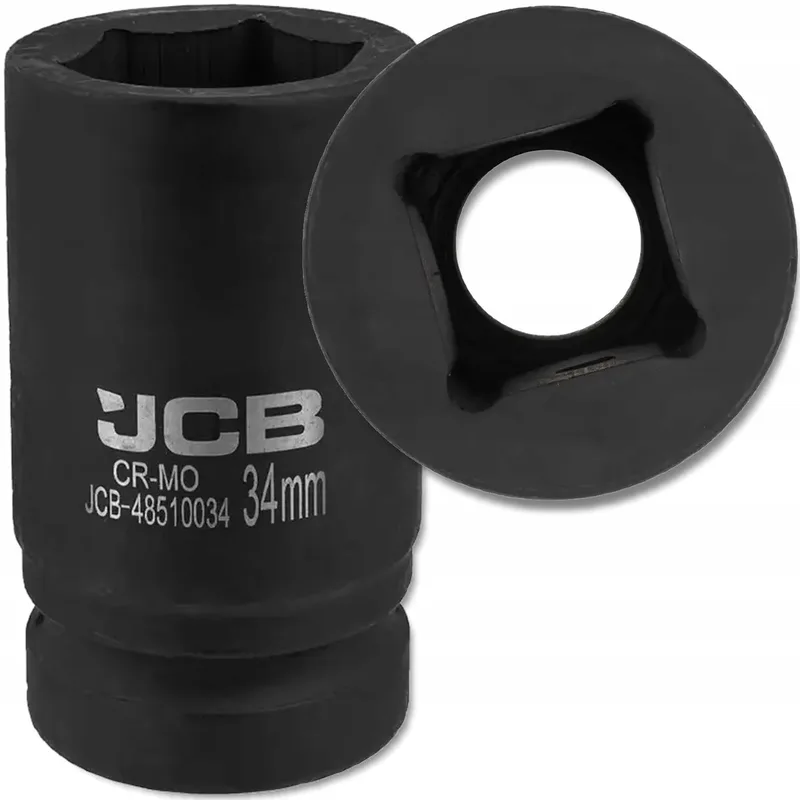 Diepe Slagmoerdop - 1" - 34 mm - 6-Zijdig van JCB – productafbeelding