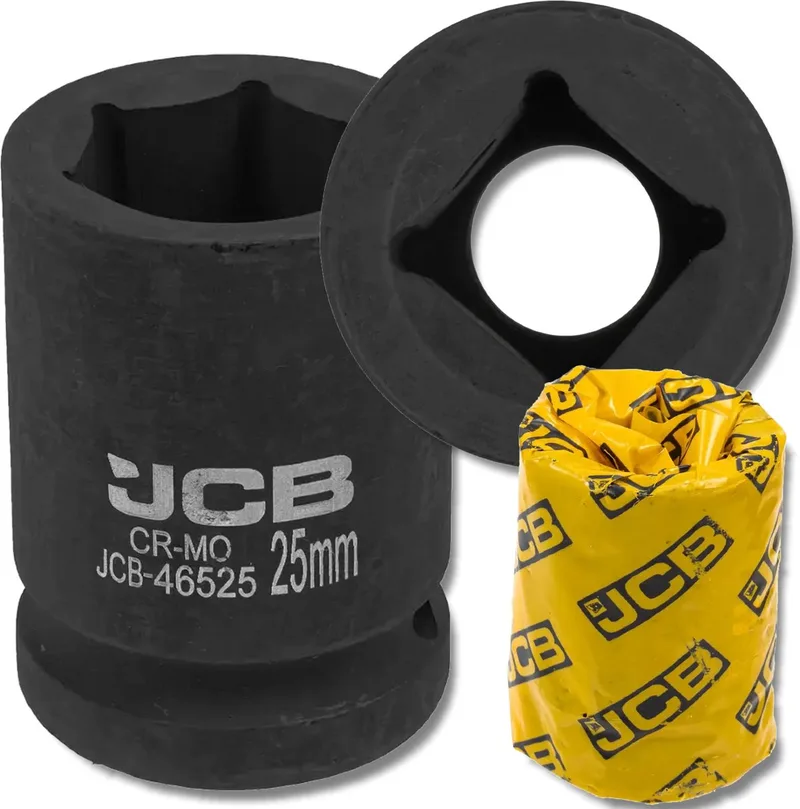 Dopsleuteldop - 25mm - 6-kant - CrMo van JCB – productafbeelding