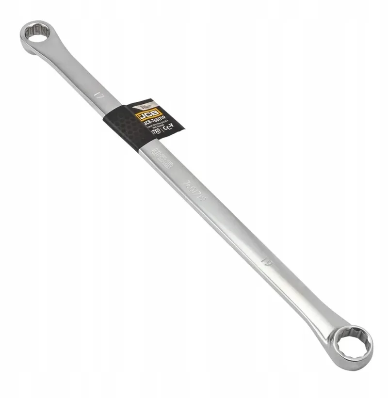 Dubbele Ring Dopsleutel Extra Lang 17x19 mm - CR-V Staal by JCB – product image