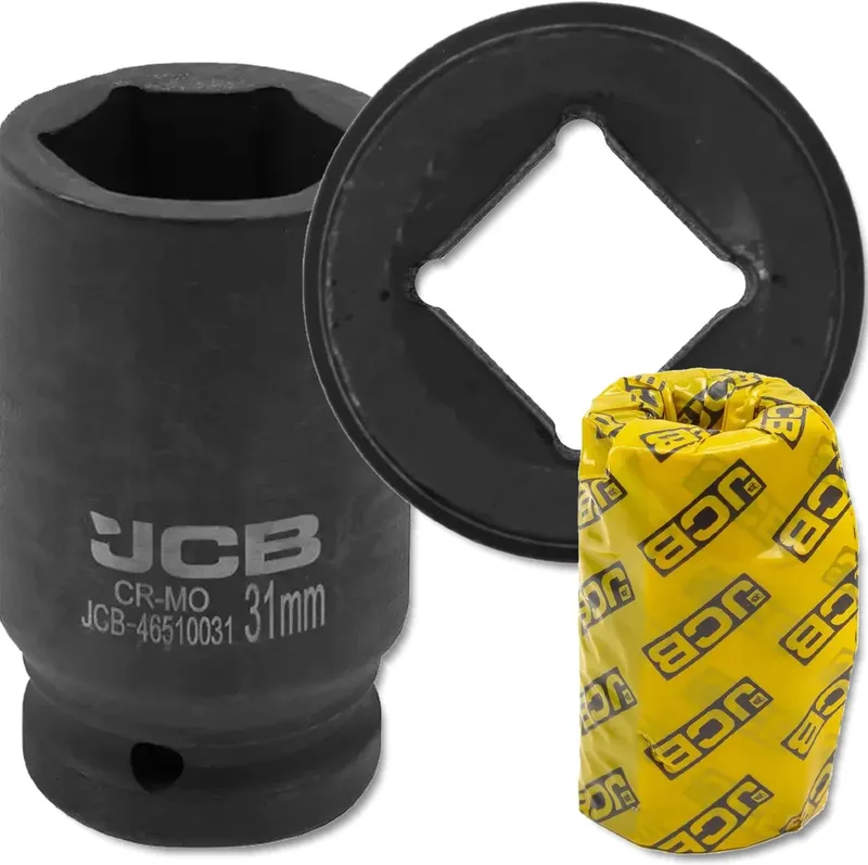 G-7 Serie - Diepe Slagmoersleutel - 31mm - 6-hoek - Cr-Mo Staal de JCB – image du produit