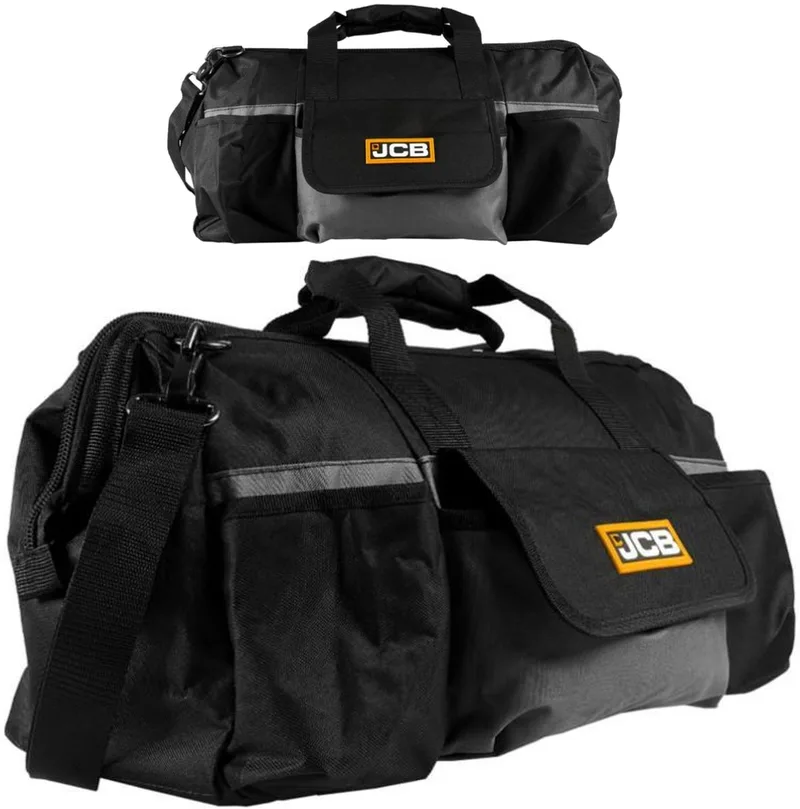 Gereedschapstas 16" - Professioneel - Ergonomische Handgreep by JCB, Black – product image