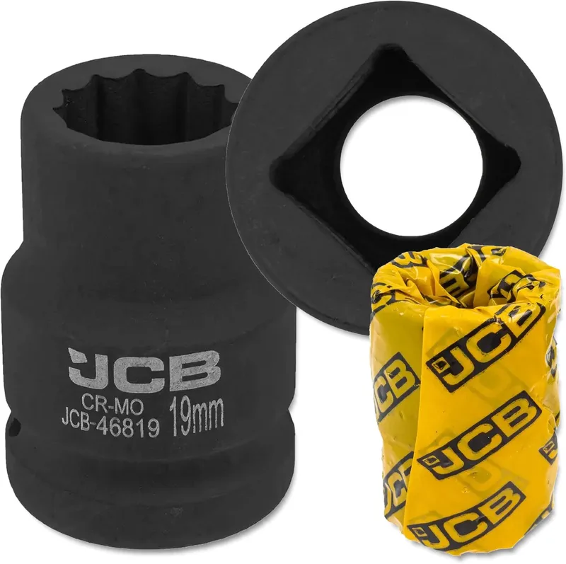 Impact Dopsleutel - 19mm - 12-kant - 3/4 inch Cr-Mo by JCB – product image