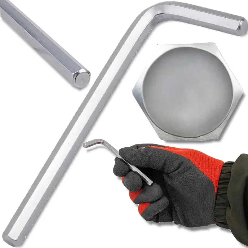 Inbussleutel - 6mm - Cr-V - L-vorm by JCB, Silver – product image