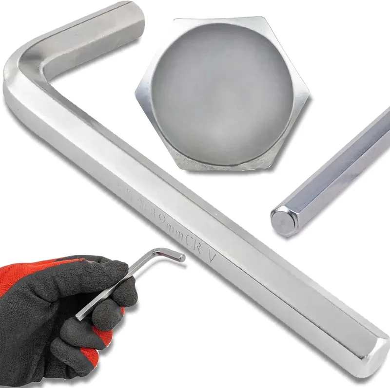 Inbussleutel - Cr-V - 9mm - Type L de JCB, Argent – image du produit
