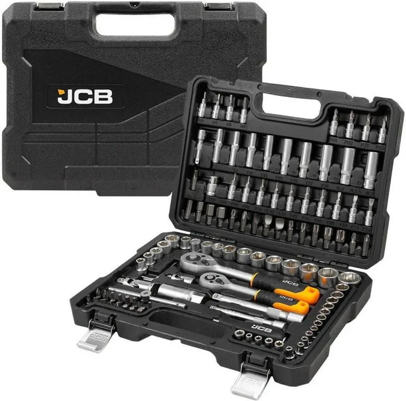 JCB 108-delige Steeksleutel- en Bitset van Chroom-Vanadium Staal von JCB, Crv – Produktbild