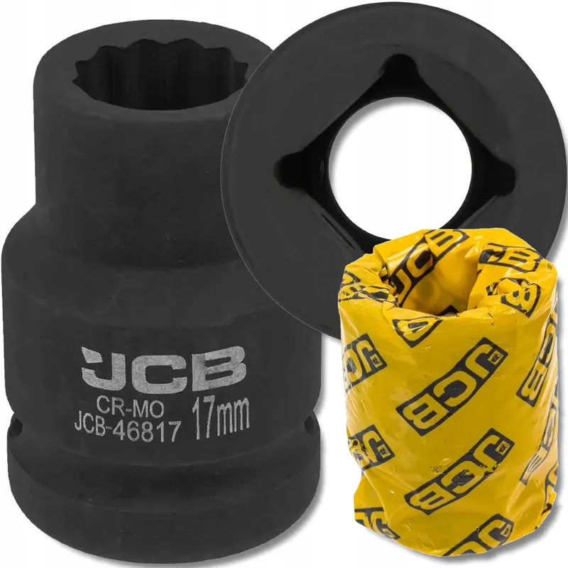 JCB - 12-kant Impact Dopsleutel - 3/4" - 17mm - Cr-Mo Staal by JCB – product image