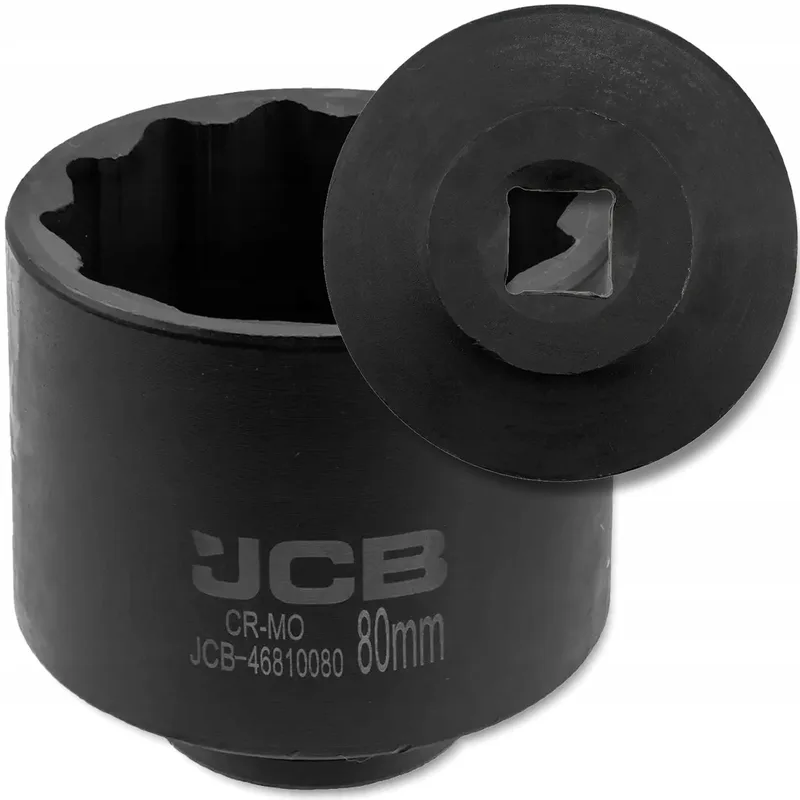JCB 3/4" dopsleutel 12-kant 80 mm Cr-Mo slagdop by JCB – product image