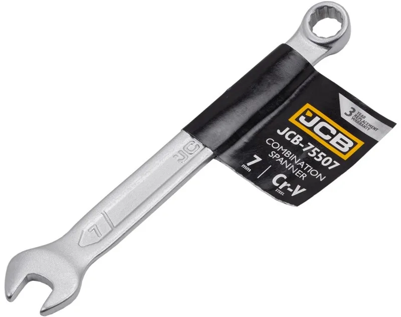 JCB-75508 - Ringsteeksleutel - Chroom-vanadiumstaal - 8mm - Satijn Afwerking de JCB – image du produit
