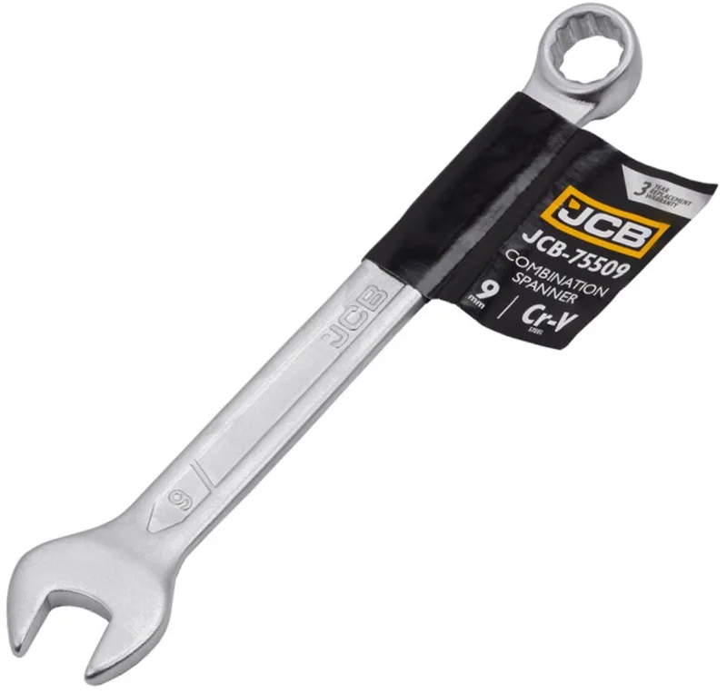 JCB-75509 - Ringsleutel - 9 mm - Staal - Satijnafwerking von JCB – Produktbild