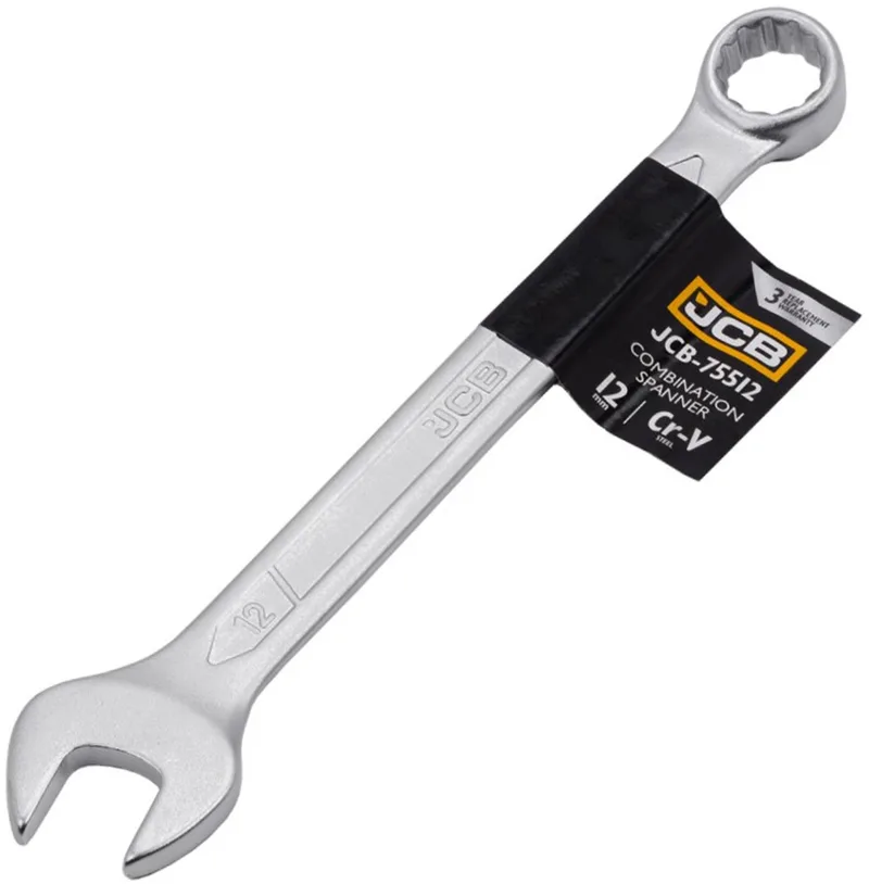 JCB-75512 Serie - Ringsleutel - 12mm - Satijnafwerking - Chroom-vanadium staal von JCB – Produktbild