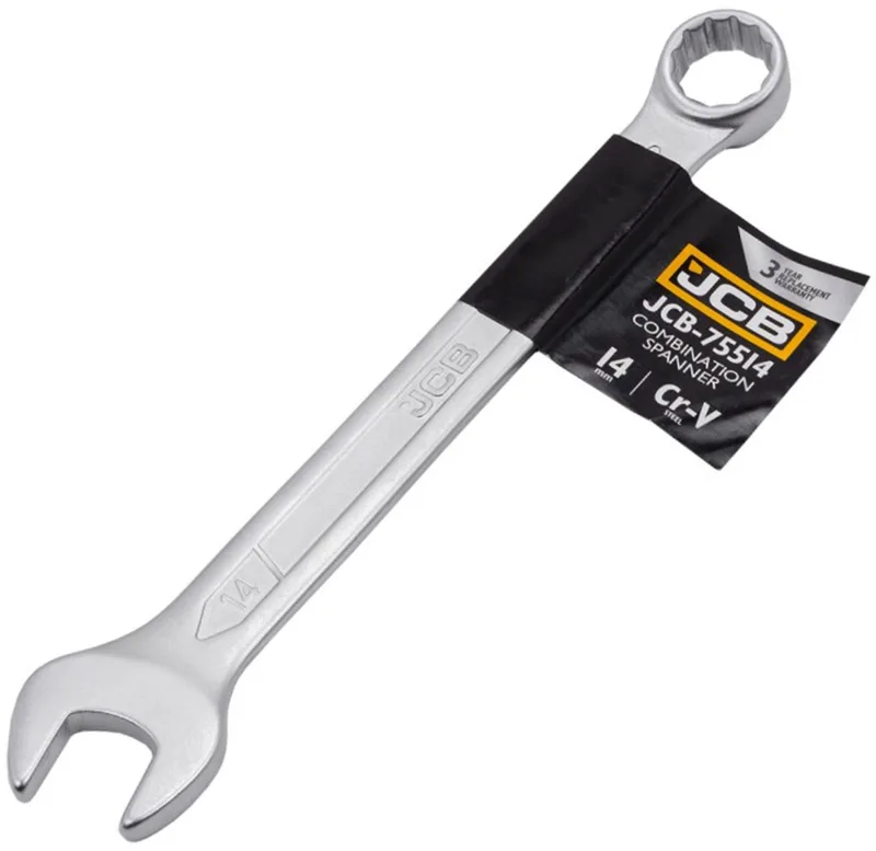 JCB-75514 Serie - Ringsleutel - 14mm - Satijnafwerking - Cr-V Staal by JCB – product image