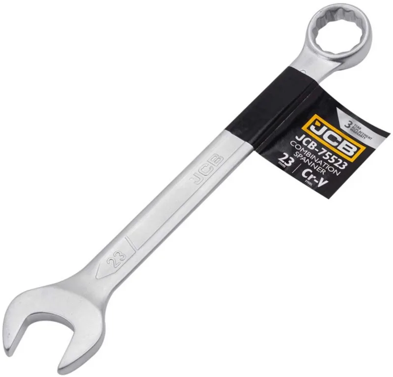 JCB-75523 Serie - Ringsleutel - 23mm - Staal - Satijnafwerking de JCB – image du produit
