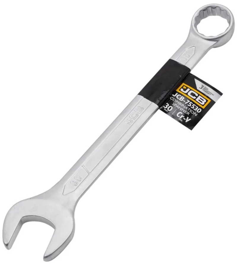 JCB-75530 - Ringsteeksleutel - 30 mm - Satijn finish - Staal Cr-V by JCB – product image
