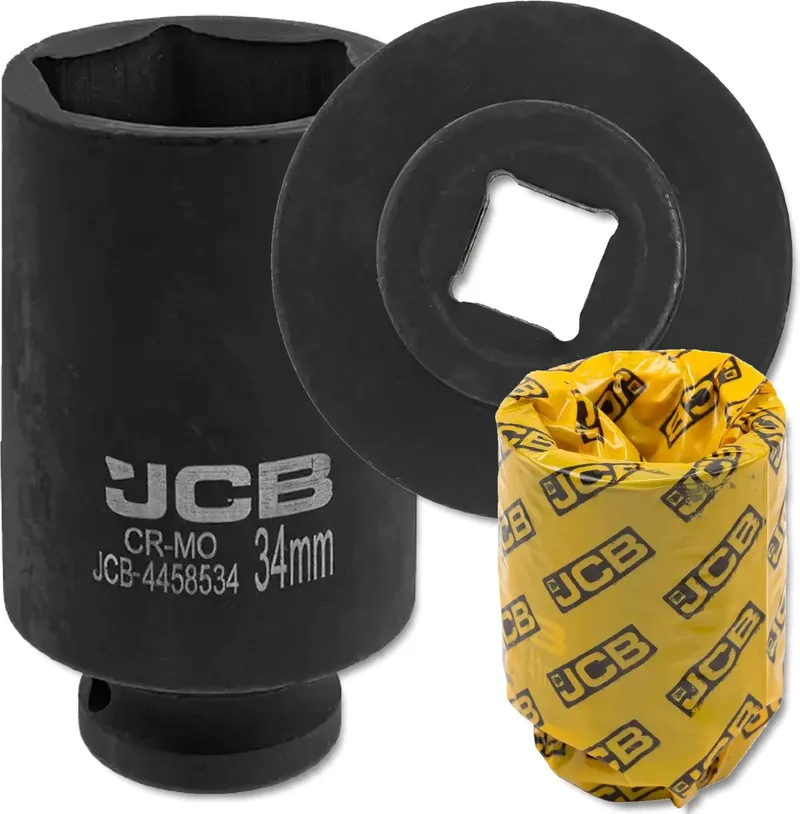 Klucze Serie - Diepe Dopsleutel - 34mm - 1/2" Aandrijving - 6-Kantig by JCB – product image
