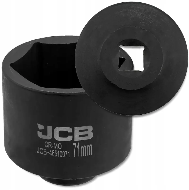 Klussen - 6-kant - Diepe Dopsleutel - 3/4" Aandrijving - Cr-Mo Staal de JCB, Noir – image du produit