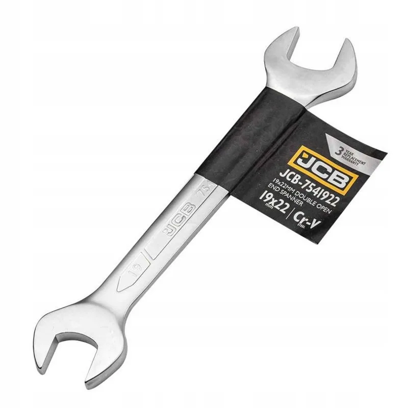 Platte Ringsleutel - 19-22mm - Cr-V Staal - Sterk de JCB – image du produit