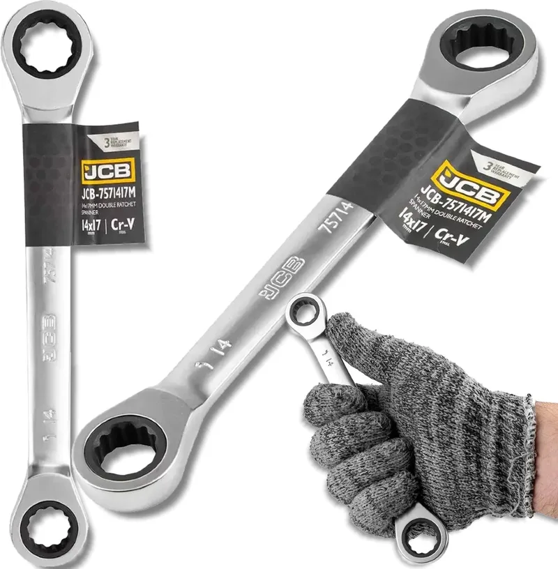 Ratelsleutel - 12-hoekig - 14x17mm van JCB – productafbeelding