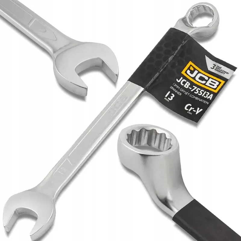 Ringsleutel 13mm 75° Gebogen 12-kant CrV by JCB – product image