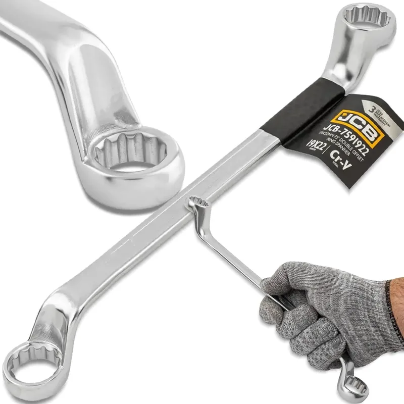 Ringsleutel - 19x22 mm - 12-Punt - Hoek 75° by JCB – product image