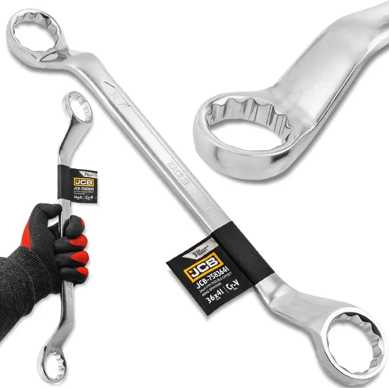 Ringsleutel - 36x41 mm - 45 Graden Hoek - 12-Zijdig Profiel by JCB – product image