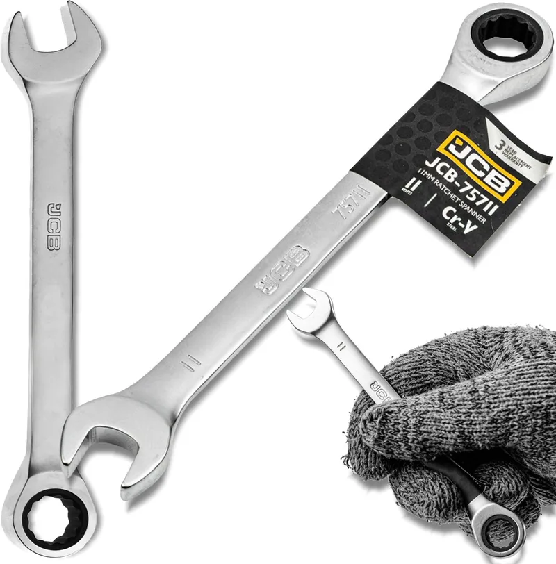 Ringsleutel met Ratel 11mm van JCB – productafbeelding